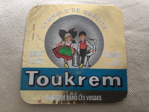 Etiquette fromage toukrem - etiquette,