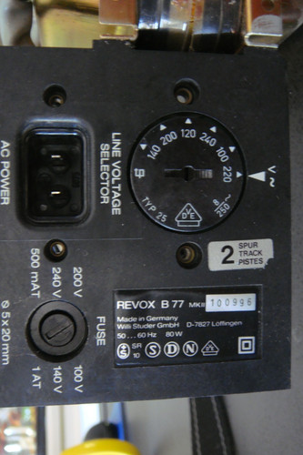 Revox b77 studer - b77, vintage