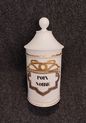 Ancien pot pharmacie poix - pharmacie, "