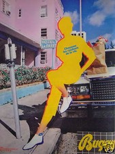 PUBLICITÉ 1983 CHAUSSURES BUGGY CHAUSSEZ LES COULEURS DE LA VIE MODÈLE BABA