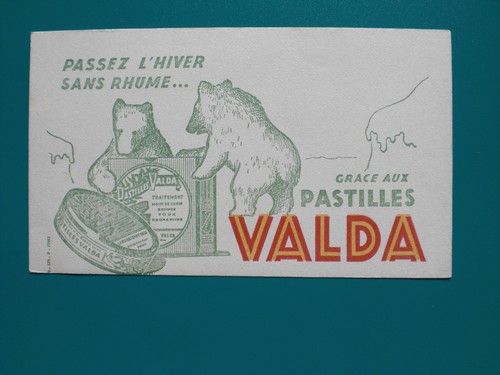 Ancien buvard publicitaire