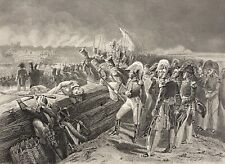 Prise du Trocadéro 1823 Cadix en Espagne duc d'Angoulême France gravure c 1840