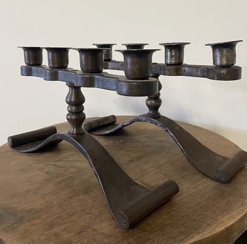 Paire bougeoir chandelier - de,