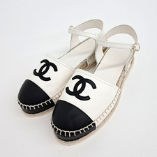 CHANEL Espadrille à talons