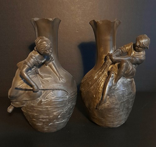 Vases etain auguste - etain,