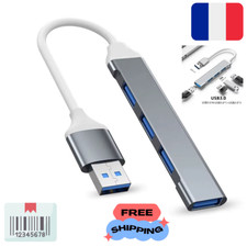 HUB USB 3.0 5Gbps 4 ports Multiprise Multi Chargeur Câble pour PC Laptop