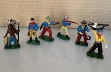 Lot Soldats Anciens Cyrnos Starlux Clairet  Far West Cowboys Indiens A Identiter