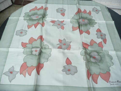 Foulard vintage soie france - foulard,
