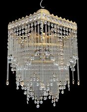 Lustre de luxe en cristal et