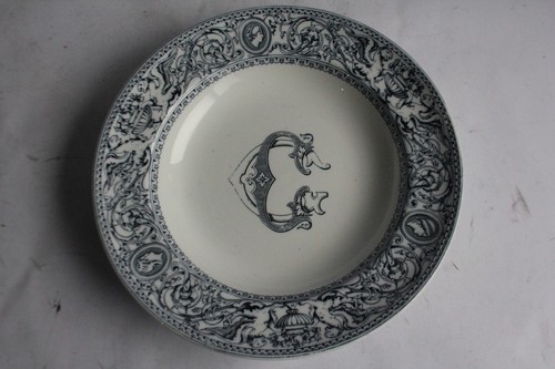 Assiette creuse porcelaine