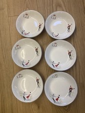 Serie de 6 assiettes coupelles