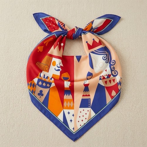 Foulard carré 100 - soie, de