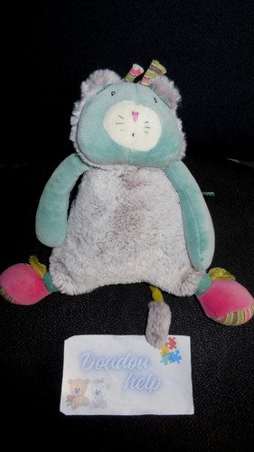 Doudou peluche chat - doudou,