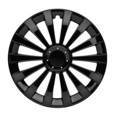 Enjoliveurs 14 Pouces Noir 4 Pièces Universels pour Jantes Acier