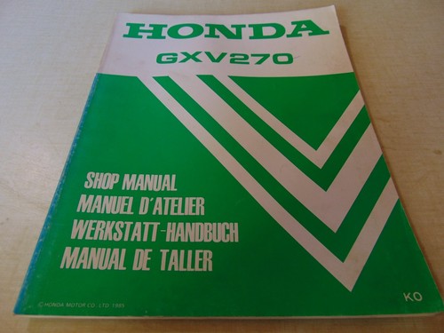 Manuel atelier moteur honda - d,
