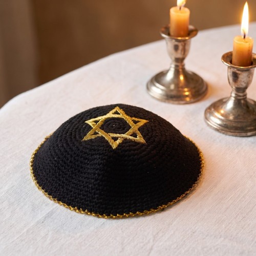 Kippa juive avec - , étoile