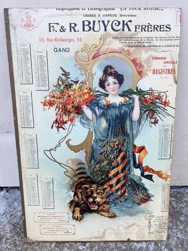 Grand carton pub calendrier - grand, /