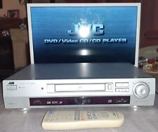 Lecteur DVD, marque JVC modèle XV-522SL, gris argenté, connexion péritel