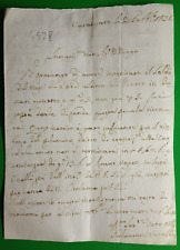 XIXE SIÈCLE LETTRE ÉCRIT À LA MAIN À MEMBRES DE FAMILLE ,R@RIT@'-MOT BELLA-4478