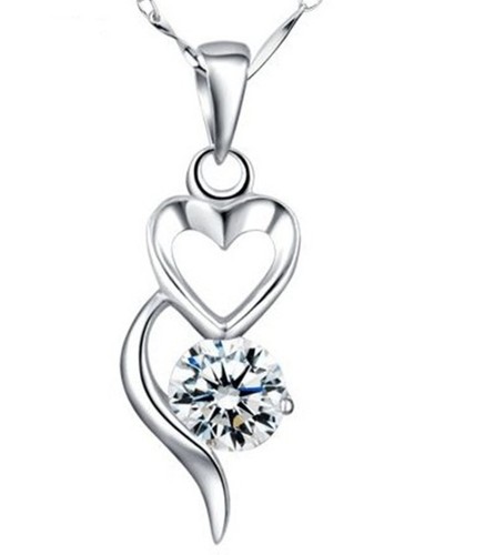 Sterling silver love heart - love,