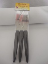 LOT DE 3 COUTEAUX PIERRADE PAR