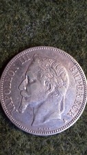 ANCIENNE MONNAIE 5 F ARGENT