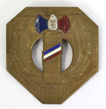 Plaque d'officier de police Vichy - France (matériel original!)