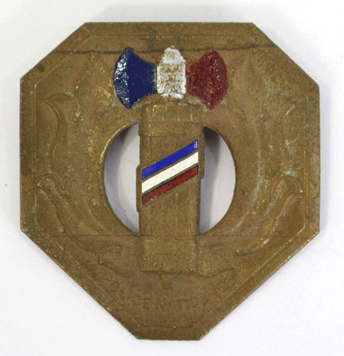 Plaque officier police - d'officier,