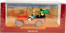 VOITURE TINTIN 1/43  LA JEEP