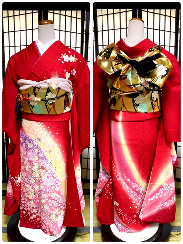 Kimono japonais furisode - japonais,