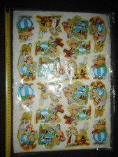 ASTÉRIX 1985  plaque carton et polystyrène personnages pré-découpés 50cm x 35 cm