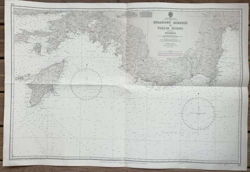 Carte marine turkey south - carte,