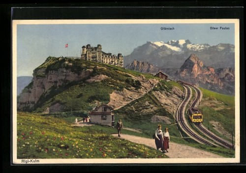 Carte postale rigi kulm - carte,