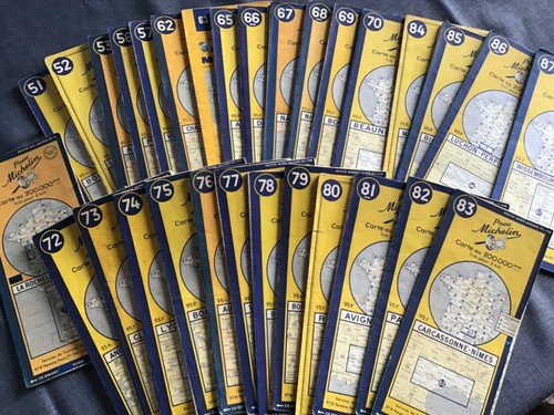 Lot cartes michelin - lot, de