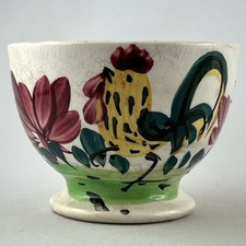 BOL ANCIEN Faïence Décor Peint "COQ", Vintage bowl 19th, digoin/sarreguemines...