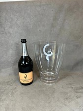 Seau à Champagne Billecart-Salmon plastique transparent vintage Made in France