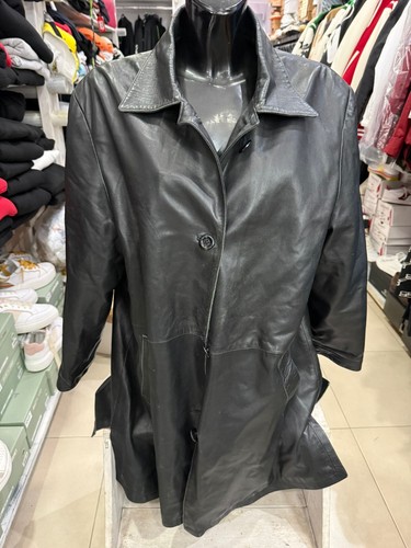 Manteau cuir véritable - manteau, en
