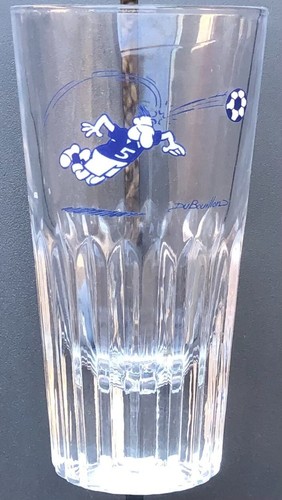Verre footballeur bouillon - du,