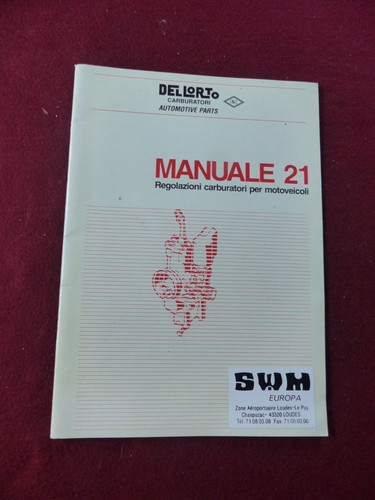 Catalogue carburateur dellorto - carburateur,