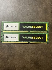 Barrette de RAM DDR3 Corsair ValueSelect CMV8GX3M2A1600C11 2x4 GO (Lot de 2) 8G