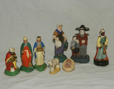 Lot de santons en argile