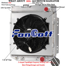 3 Rangées Radiateur Shroud