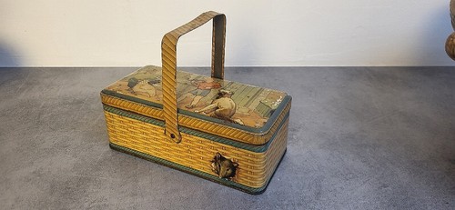 Boite tole avec - tole, poignee