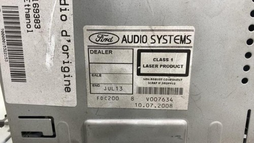 Autoradio origine ford - autoradio, d'origine
