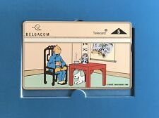 TINTIN Carte téléphonique Belgacom n°2/6 Le Lotus bleu 3000 ex. 1995 État neuf