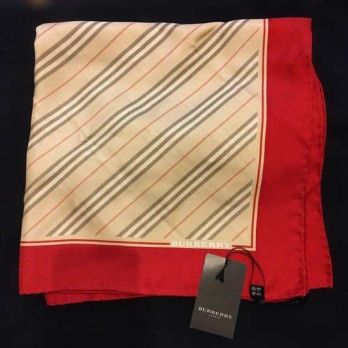 écharpe burberry soie - burberry, en