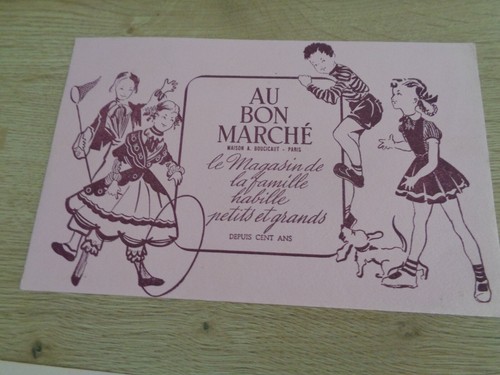 Buvard publicitaire bon - publicitaire, au