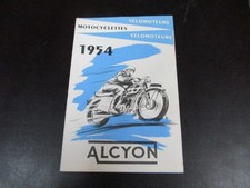 Ancien Catalogue Motos + VeloMoteurs ALCYON 1954  Originale