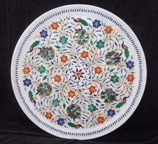 14 " Marbre Plaque Demi