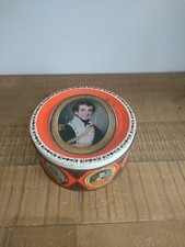 Ancienne Boîte Métal Quality Street Portrait D'officiers De La Régence - Vintage